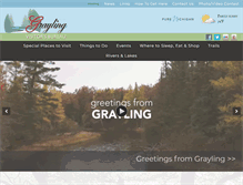 Tablet Screenshot of grayling-mi.com